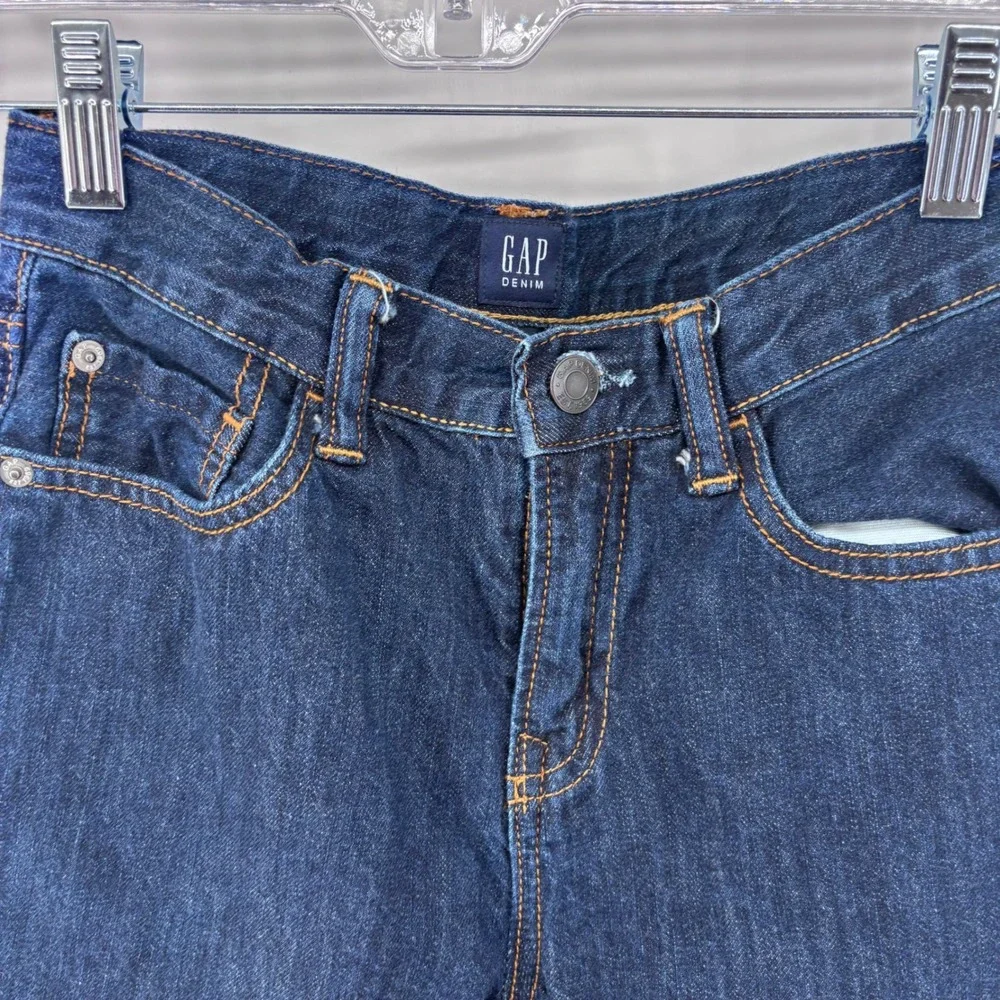 Gap Denim Jeans Kid's Size 10 Dark‎ Wash Regular Fit Original Blue